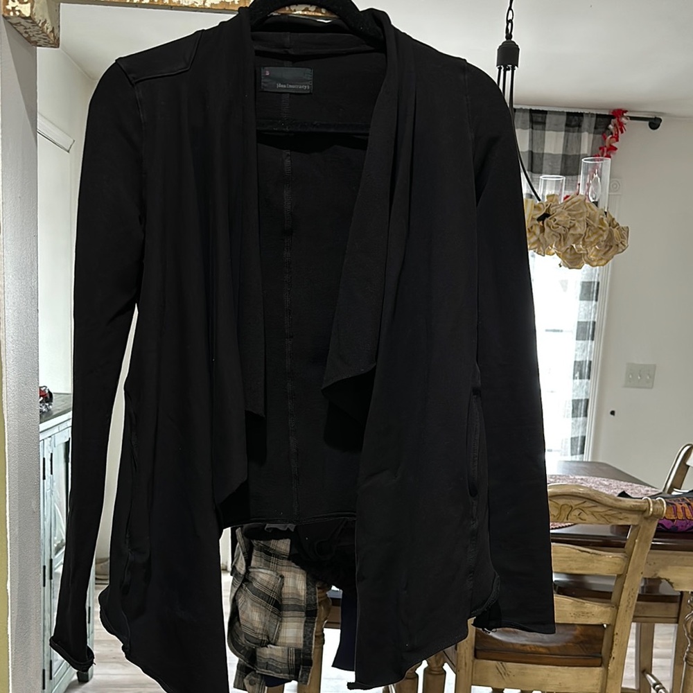 Black Draped Jacket